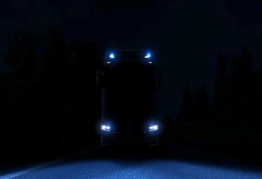 Blue Xenon Lights for Scania S & R (Next Generation) 1.36.x