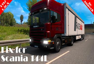 Fix for Scania 144L ETS2 1.36.x