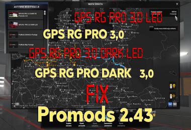 GPS RG PRO v3.0 FIX Promods 2.43