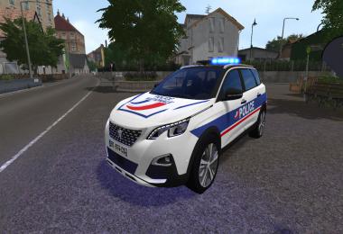 Peugeot 5008 Police National FS17 v1.0