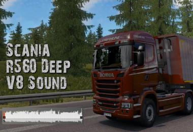 Scania R560 Deep V8 Sound v10.0 1.36.x