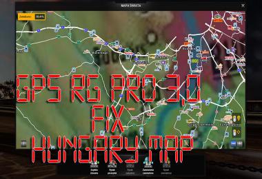 GPS RG PRO v3.0 Fix Hungary Map
