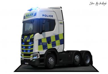 Police NG Scania Skin 2 v1.0