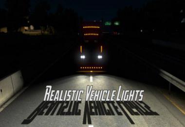 Realistic Vehicle Lights Mod v4.3 ATS 1.36
