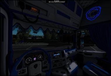 Scania S Blue - White Interior 1.36.x