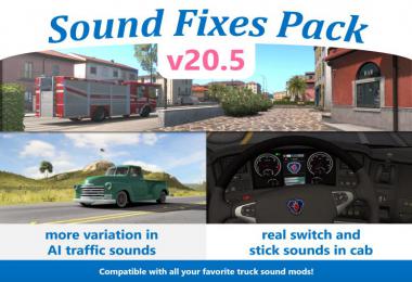 [ATS] Sound Fixes Pack v20.5 ATS 1.36