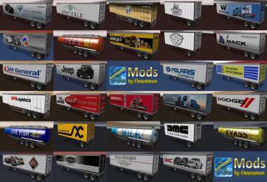 [ATS] Trailer Pack by Omenman v3.25.0 1.36.x