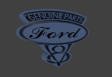 FS19 Old Ford Sign v1.0