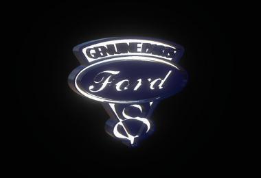 FS19 Old Ford Sign v1.0