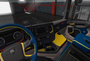SCANIA Blue-Yellow Paint Edition v1.0