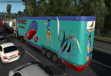 Aerodinamic trailers in traffic 1.36