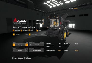 AGCO IDEAL 9 Combine By Stevie