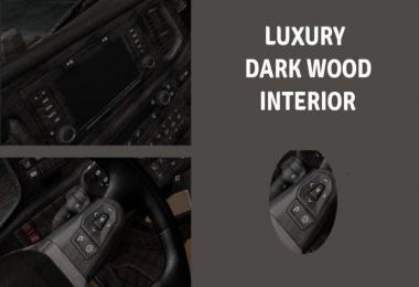 Scania S & R 2016 Luxury Dark Wood Interior 1.36.x
