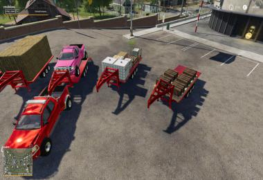 2014 Pickup with semi-trailer and autoload v1.9