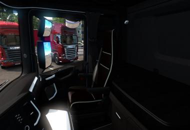 Black and White Interior for Scania v1.0