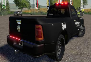 FS19 Dodge Hell Truck Police Edition v1.0