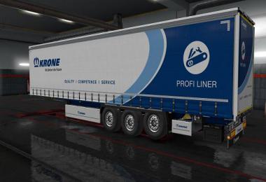 Krone trailer 3rd axle liftable 1.36