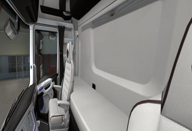 SCANIA S 2016 Interior White with Blue v1.0