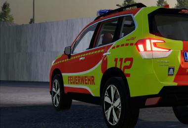 Subaru Forester Fire Brigade KdoW Skin v1.1