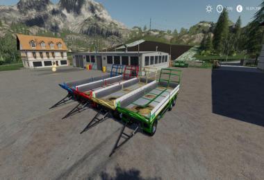 Trailer 3 Axle With Platform For Scania S580 Truck v1.1