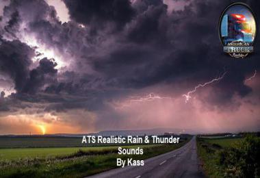 Realistic Rain & Thunder Sounds ATS v2.0