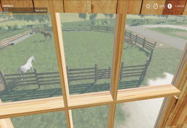 Small Horse Barn and paddock beta
