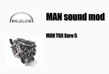 MAN TGX E5 V8 Sound 1.37