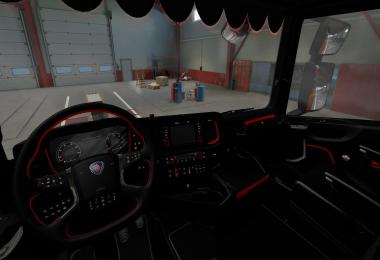 Red & Dark Interior for Scania S/R 1.37
