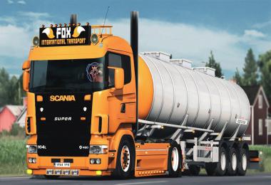 Scania 4 Series V8 Open Pipe Sound 1.37
