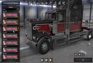 Skin pack Phoenix style for Kenworth W900 by Edison 1.36.x