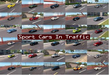Sport Cars Traffic Pack (ATS) by TrafficManiac v6.4