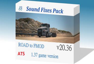[ATS] Sound Fixes Pack v20.36.1 1.37.x