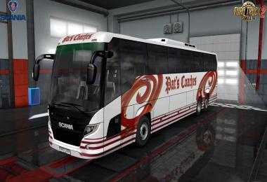New Scania Touring Bus + Interior v1.6 1.37.x