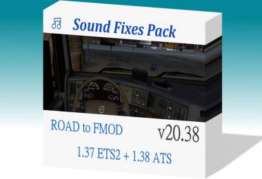 Sound Fixes Pack v20.38 ETS2 1.37