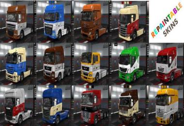 Wolf Repaintable Truck and owned Trailers Skin v1.9