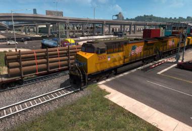 Long trains addon (up to 150 cars) for mod Improved Trains v3.5