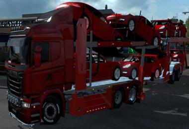 CARCARRIER AUTOTRANSPORTER TRUCK AND TRAILER 1.37