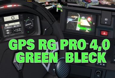 GPS RG PRO GREEN BLACK v4.0