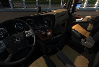 Mercedes Actros Black - Beige Interior v1.0