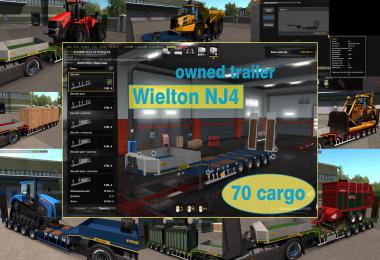 Ownable overweight trailer Wielton NJ4  v1.7.4