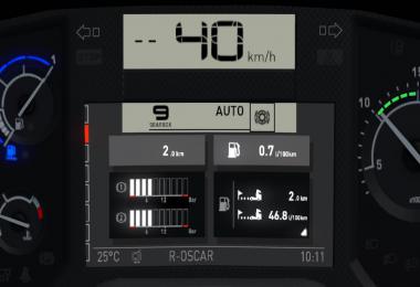 Renault T Realistic Dashboard Computer 1.38.x