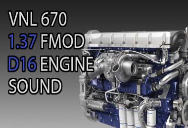 Volvo VNL670 D16 engine sound v1.0
