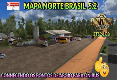 BRAZIL NORTH MAP v5.2 ETS2 1.38