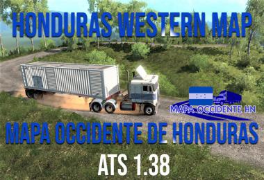 HONDURAS WESTERN MAP ATS 1.38