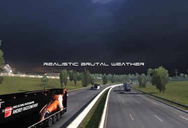 Realistic Brutal Weather V5.4 ETS2 1.38