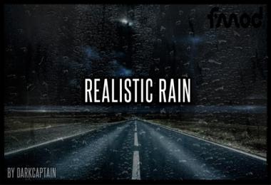 Realistic Rain v3.7.1 ETS2 1.38
