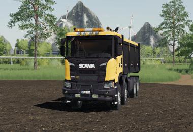 Scania XT 8x8 Tipper FS Miner's Orange Edition v1.0