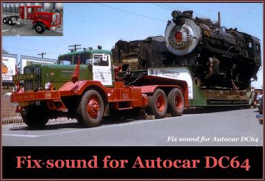 Sound fix for Autocar DC64 v1.0