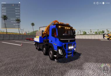 Volvo FMX 8x4 Crane Truck v1.1