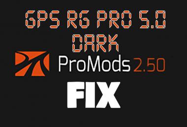 GPS RG PRO DARK Promods FIX v5.0